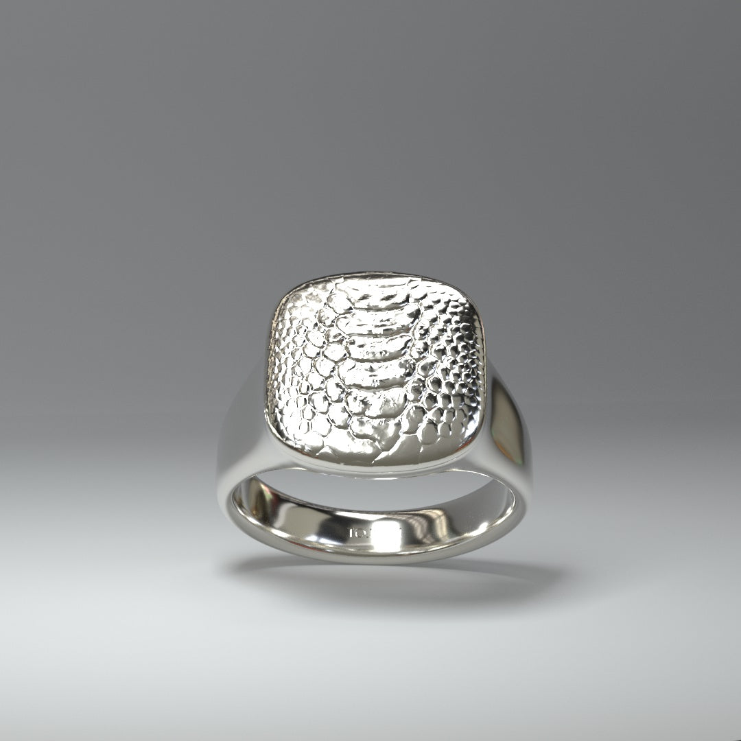 Siegelring silber | KROKOMUSTER