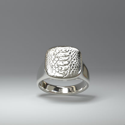 Siegelring silber | KROKOMUSTER