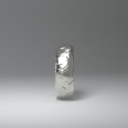 Anillo de banda | PLATA LÍQUIDA UNTADA