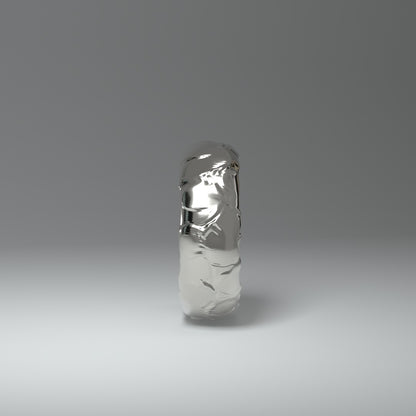 Anillo de banda | PLATA LÍQUIDA UNTADA
