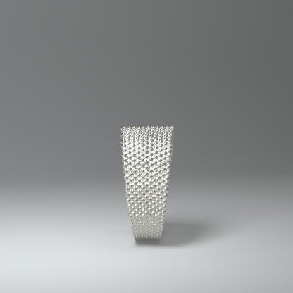 Bandring silber | SPHERICAL HONEYCOMB