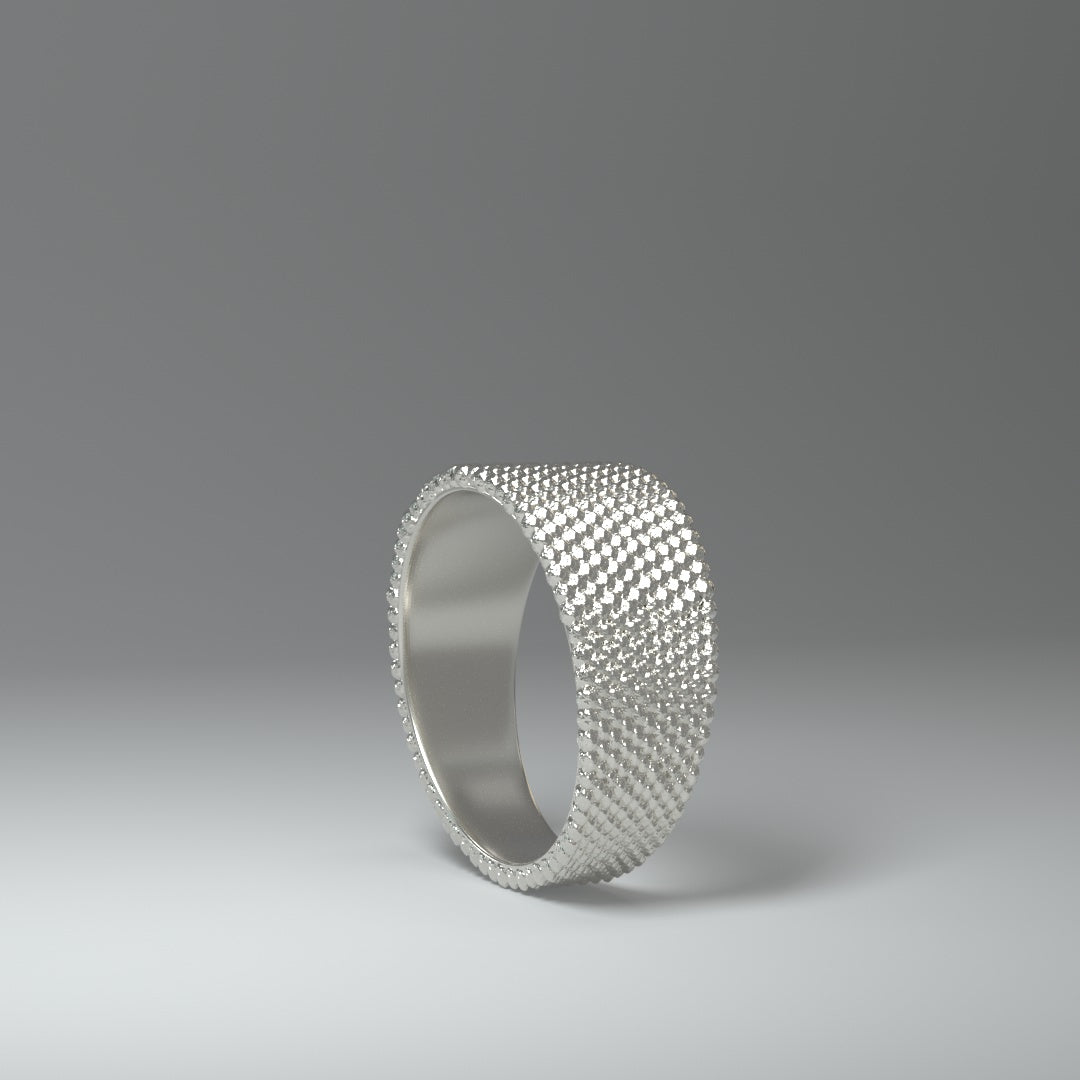 Bandring silber | SPHERICAL HONEYCOMB
