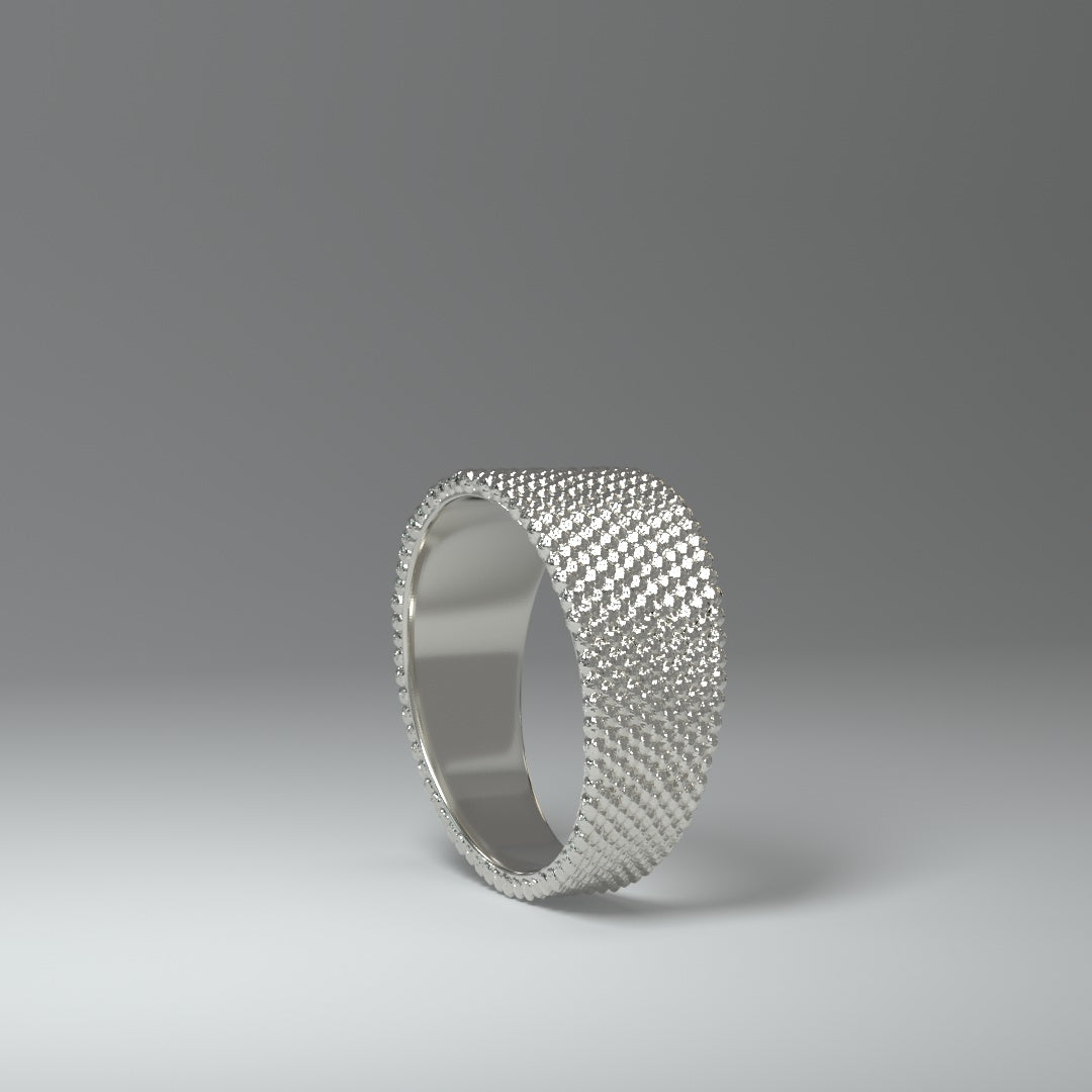 Bandring silber | SPHERICAL HONEYCOMB