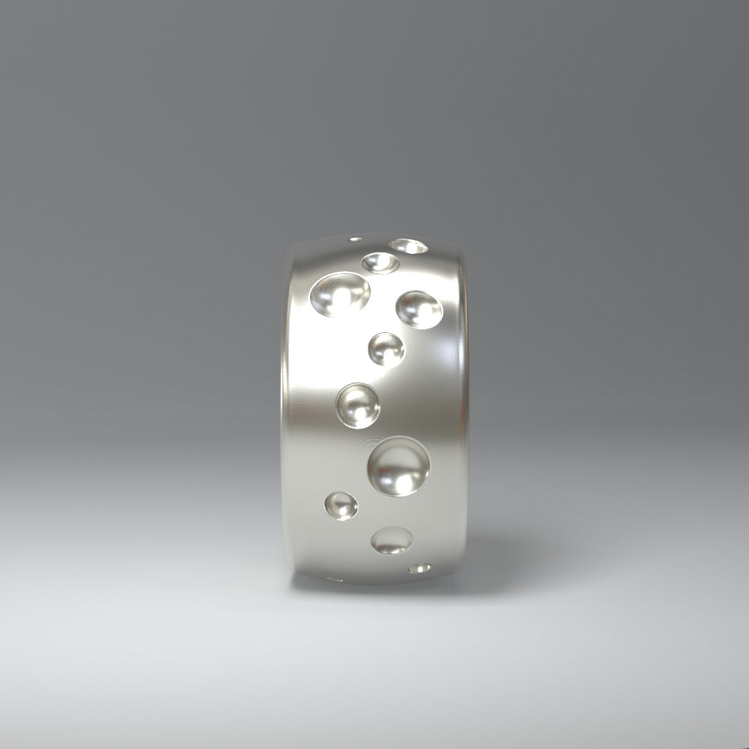 Silver ring | SPHERICAL IMPACT