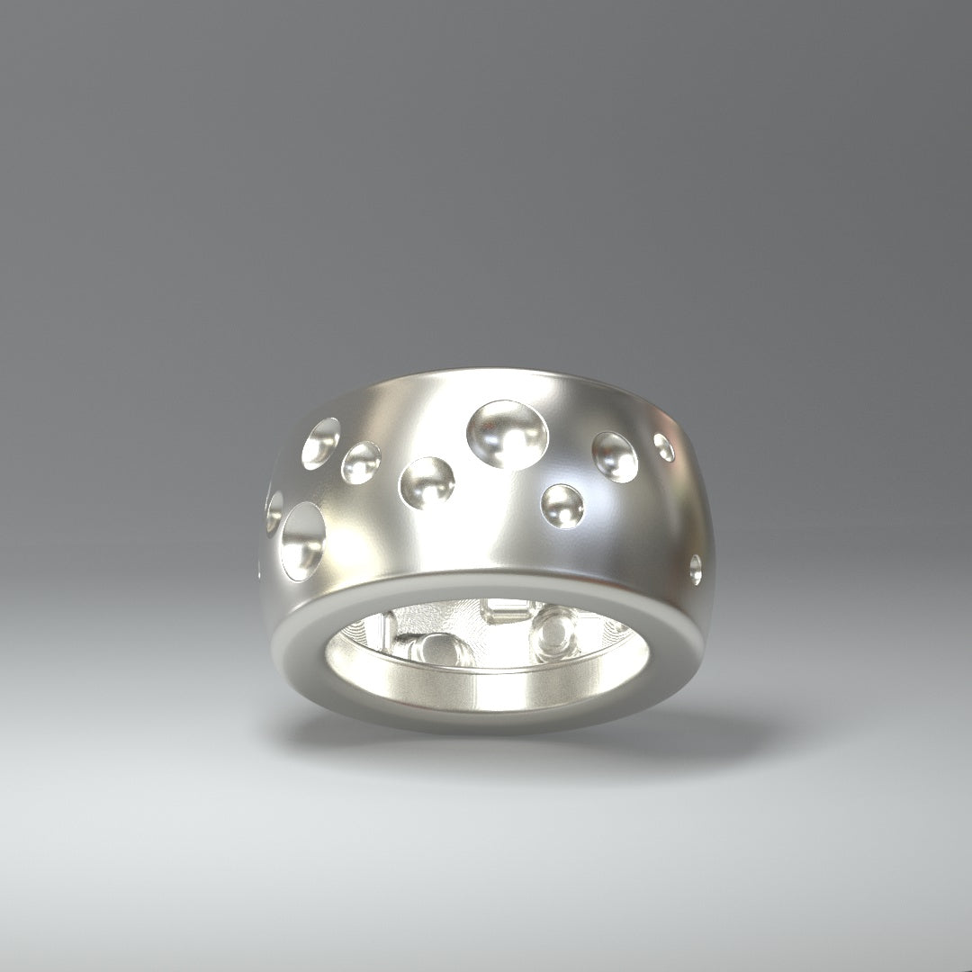 Silver ring | SPHERICAL IMPACT