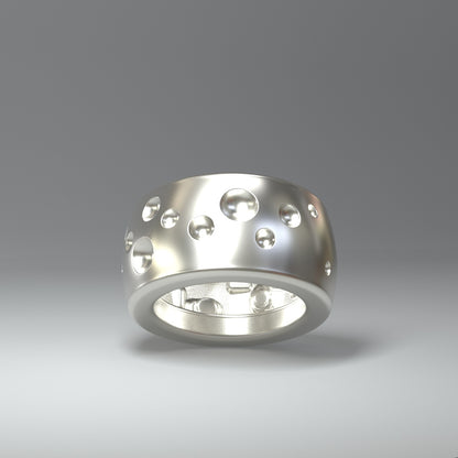 Silver ring | SPHERICAL IMPACT
