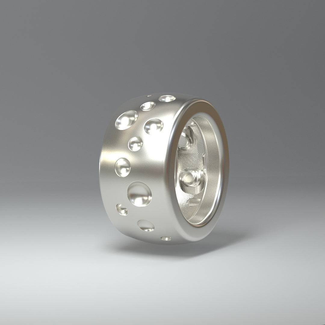 Silver ring | SPHERICAL IMPACT