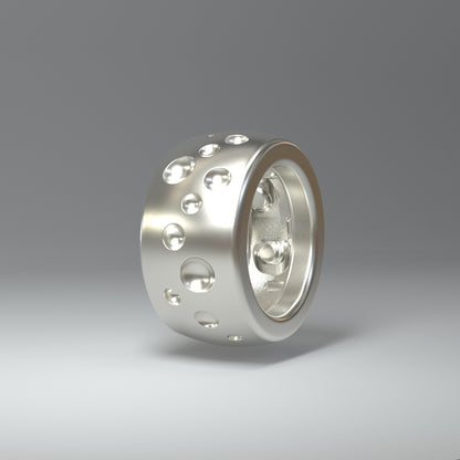 Silver ring | SPHERICAL IMPACT