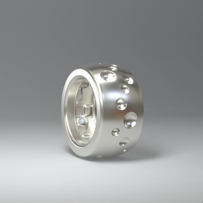 Silver ring | SPHERICAL IMPACT