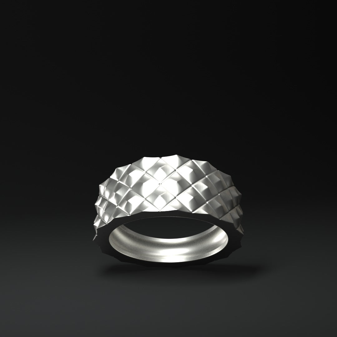 Silberring  | POINTED DIAMONDS
