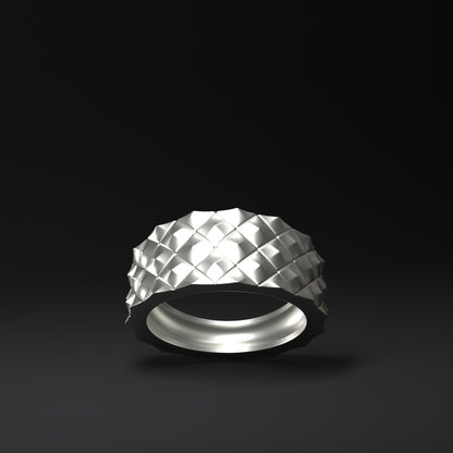 Silberring  | POINTED DIAMONDS