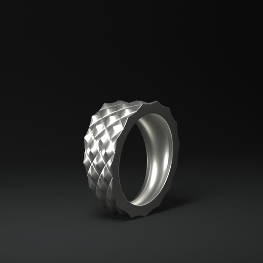 Silberring  | POINTED DIAMONDS