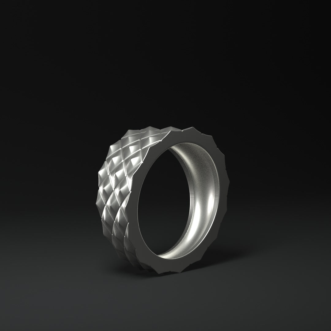 Silberring  | POINTED DIAMONDS