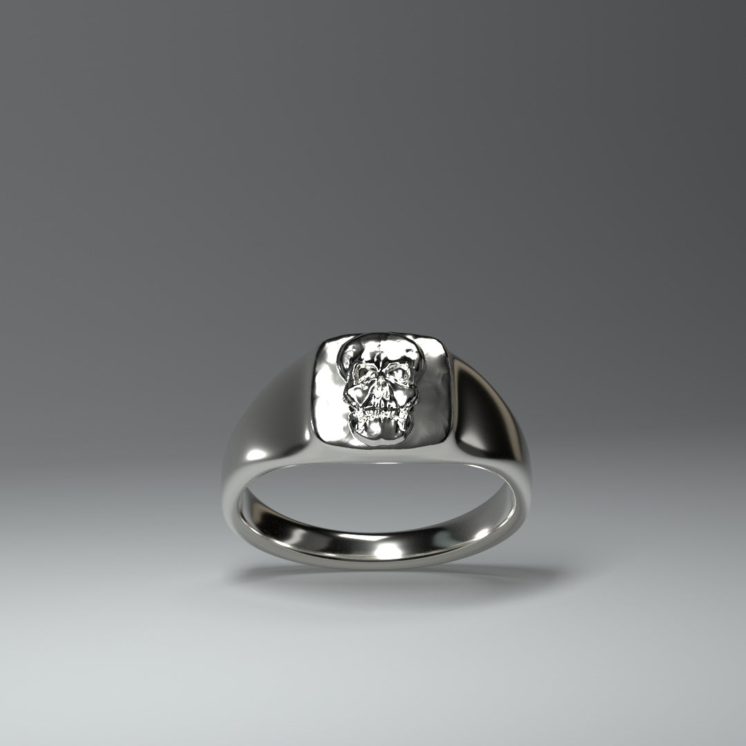 Chevalière | Relief crâne