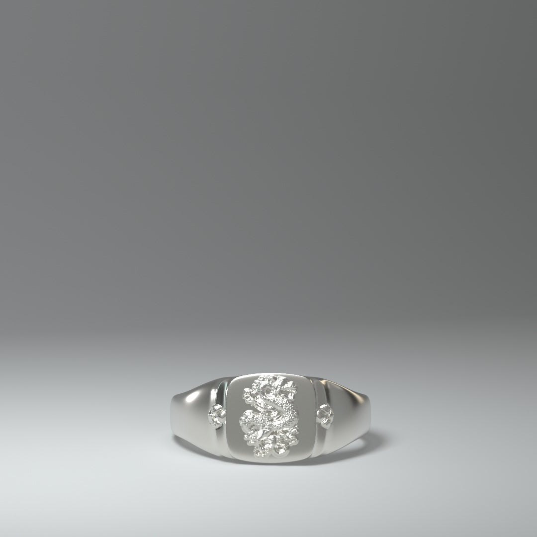  Signet ring silver | DRAGON