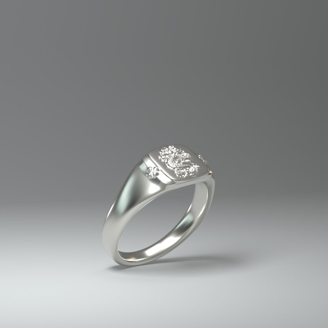  Signet ring silver | DRAGON