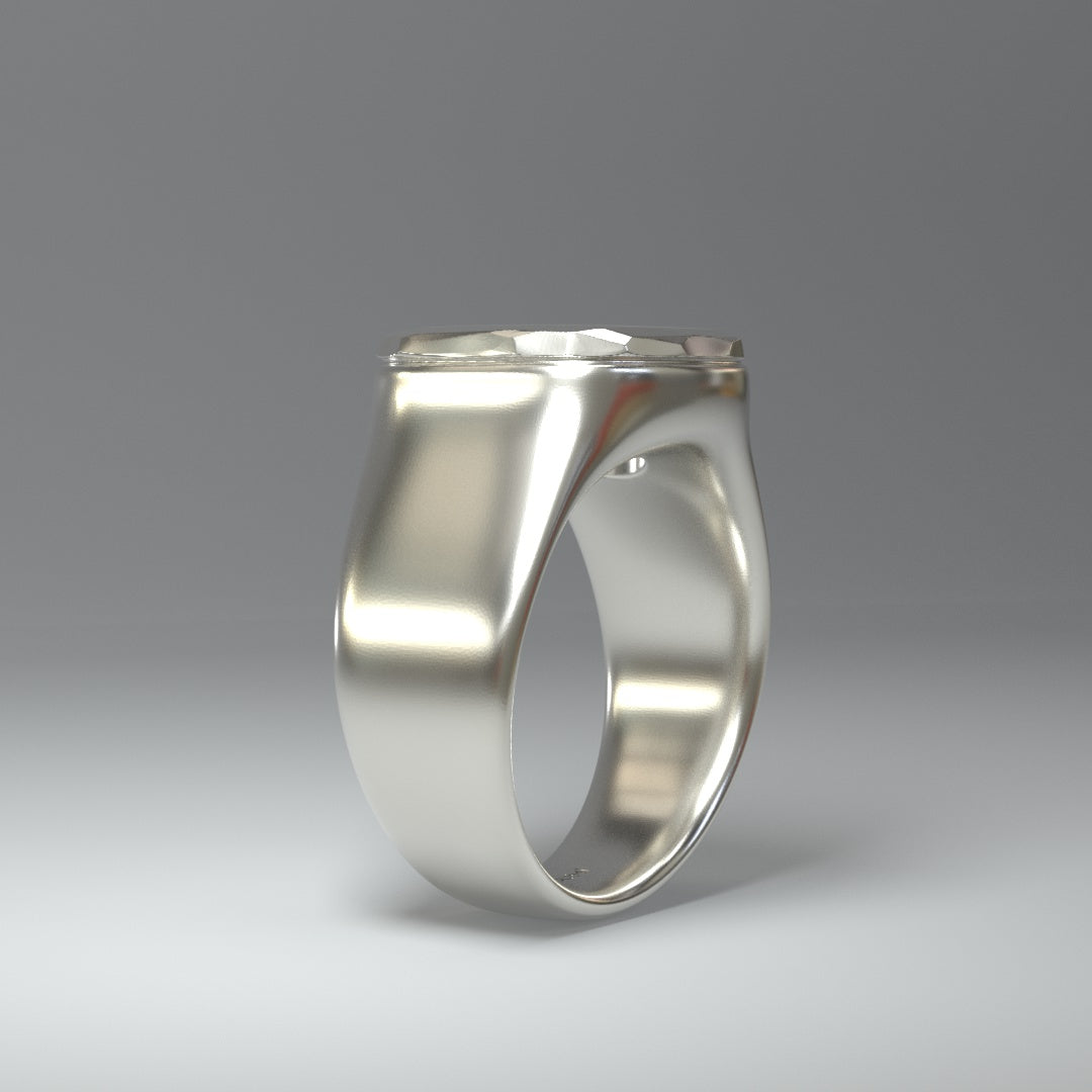 Siegelring silber | SQUARE & ROUGH