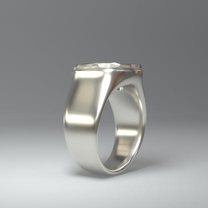 Siegelring silber | SQUARE & ROUGH