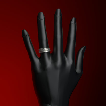  Bague en argent | FIL ENROULÉ