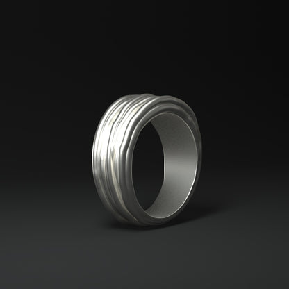  Bague en argent | FIL ENROULÉ