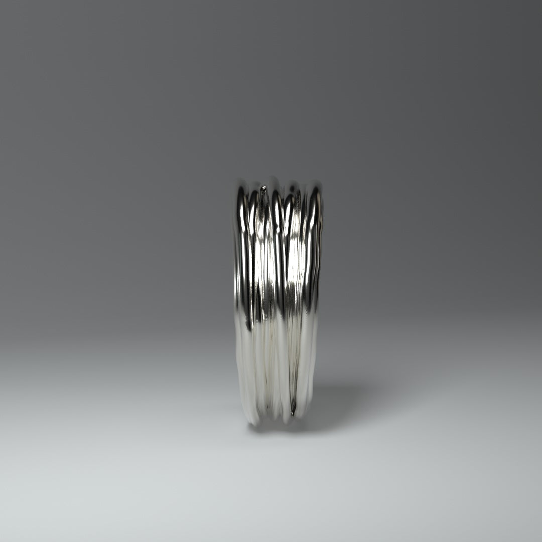  Bague en argent | FIL ENROULÉ