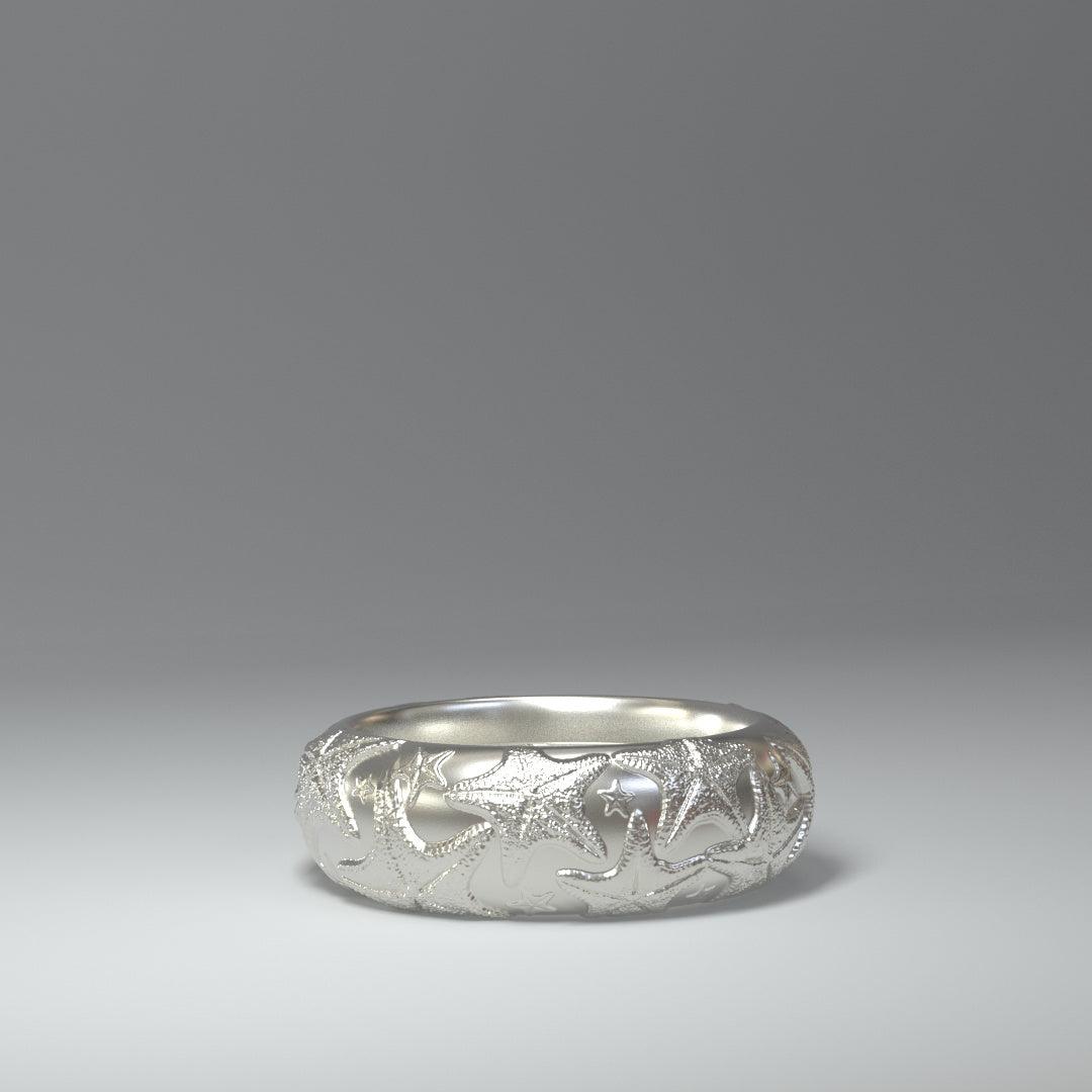 Silberring  "seastars" - TOJOMI