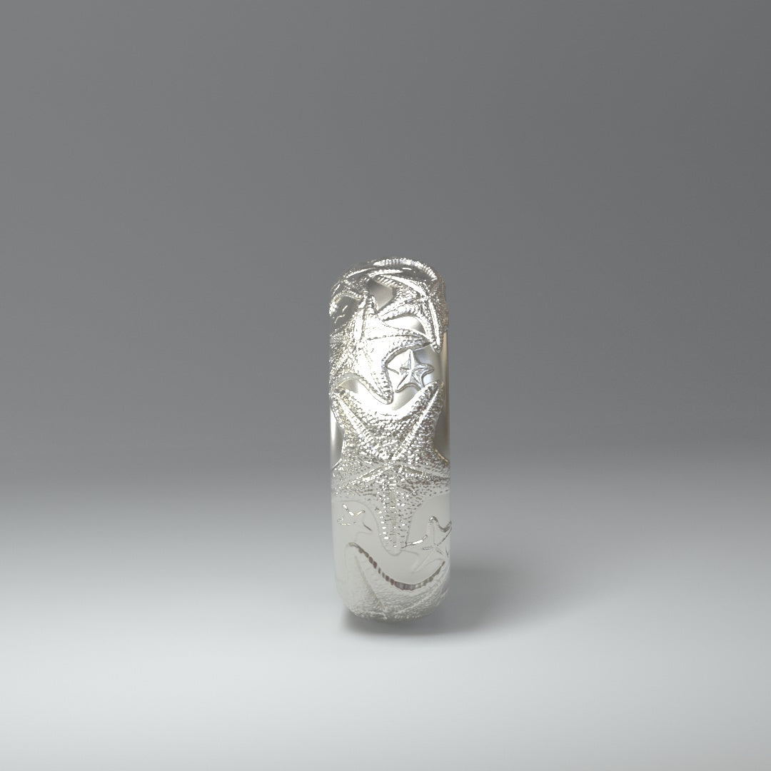 Silberring  "seastars" - TOJOMI