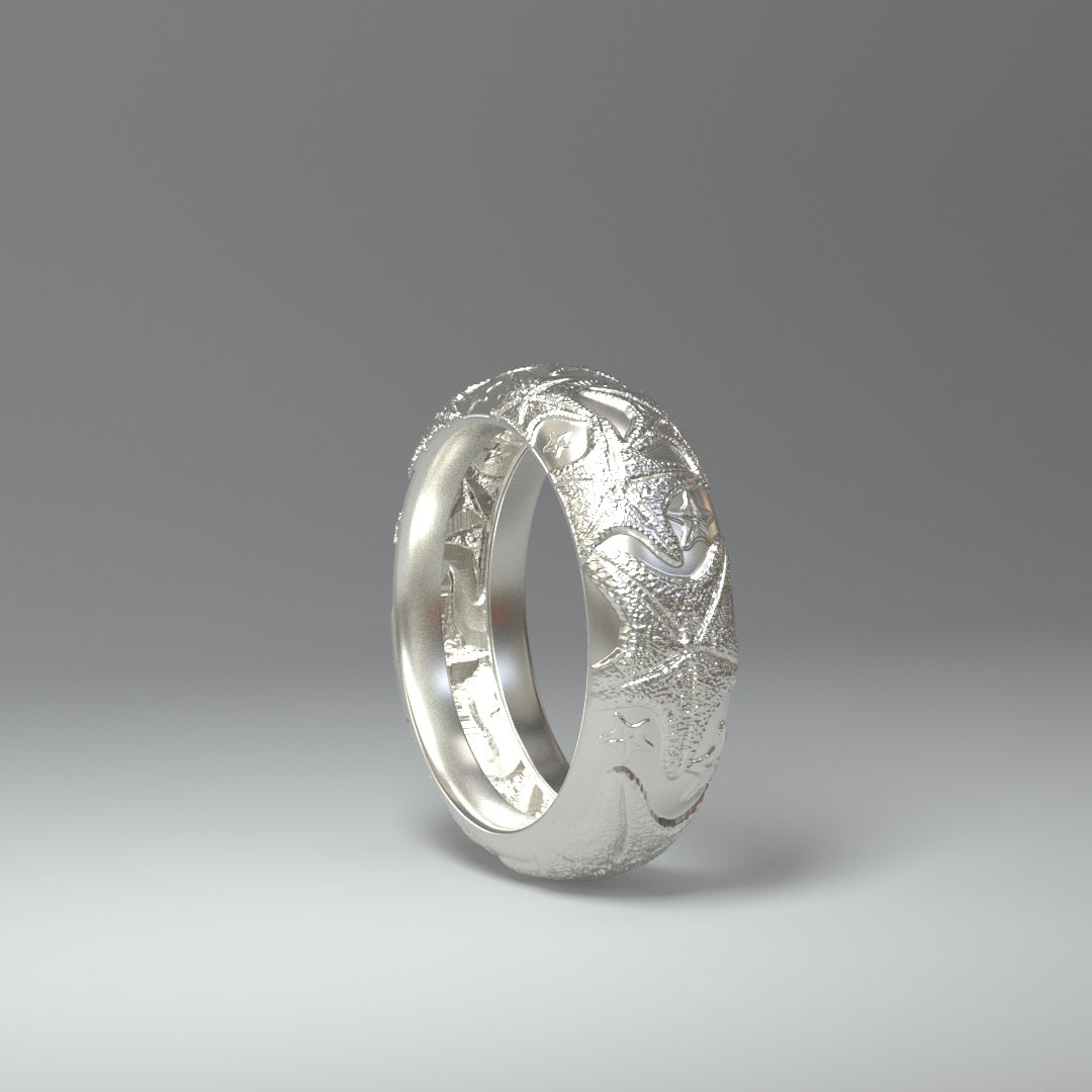 Silberring  "seastars" - TOJOMI