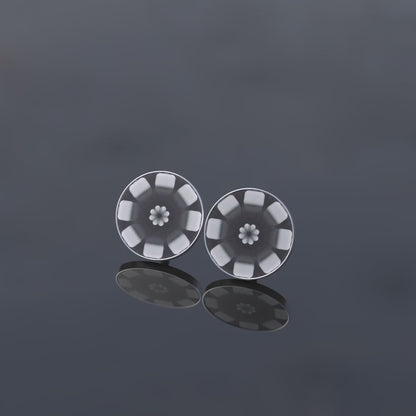 Ohrstecker mit Motion-Image "Kaleidoskop"