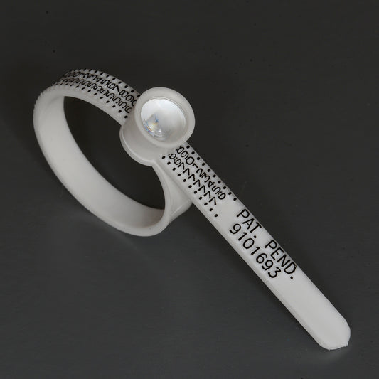 Multisizer (Umfang-Anzeige in mm) zur Ermittlung der Ringgrösse