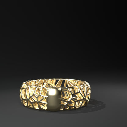 Ring "framework" 14 K Gold (585) - TOJOMI