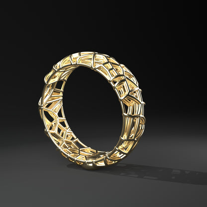 Ring "framework" 14 K Gold (585) - TOJOMI